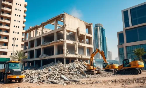 مقاول هدم مباني