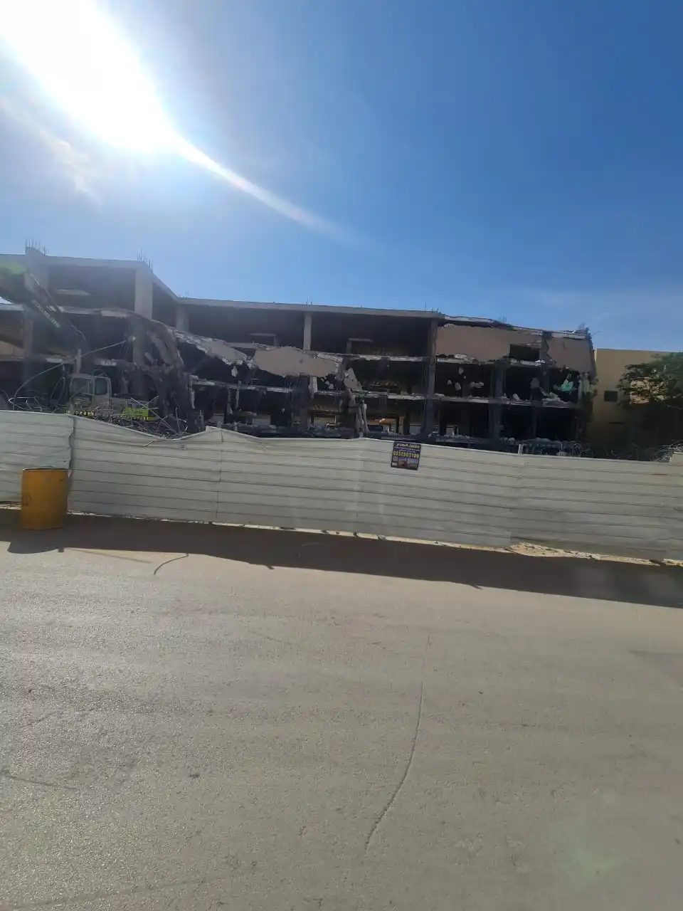 هدم مباني المزاحمية