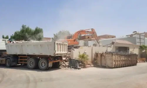 هدم مجاني للمنازل